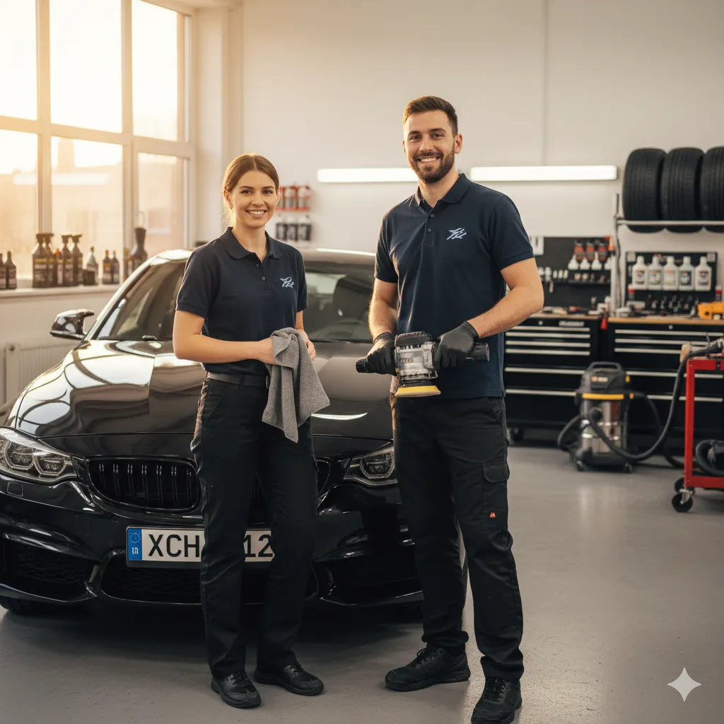 EC Estética Auto team at work