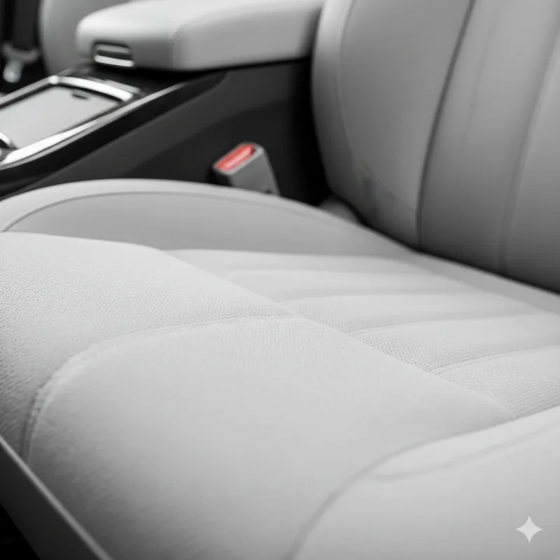 Estofos limpos após limpeza profunda